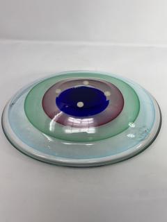  Murano Glass Piatto Sommerso Murano Glass Platter - 2586985