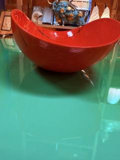  Murano Glass Red Murano Art Glass Bowl - 4315791