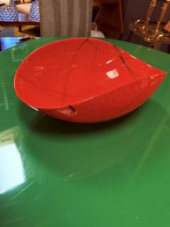  Murano Glass Red Murano Art Glass Bowl - 4315793