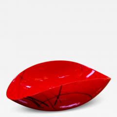  Murano Glass Red Murano Art Glass Bowl - 4319520