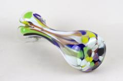  Murano Glass Sommerso 20th Century Multicolored Murano Glass Vase Italy ca 1970 - 4207349