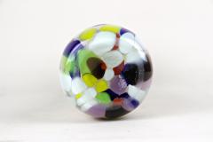  Murano Glass Sommerso 20th Century Multicolored Murano Glass Vase Italy ca 1970 - 4207352