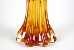  Murano Glass Sommerso 20th Century Murano Glass Vase Mid Century Red Orange IT ca 1960 70 - 4595887