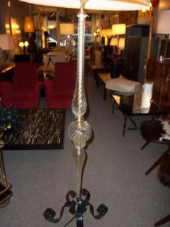  Murano Glass Sommerso A Mid Century Murano Glass Floor Lamp by Murano Glass - 255719