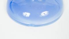  Murano Glass Sommerso Elegant Italian Murano Blue Sommerso Glass Lamp - 342951