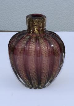  Murano Glass Sommerso Mid Century Modern Murano Glass Vase - 1259625