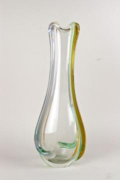  Murano Glass Sommerso Mid Century Modern Murano Glass Vase by Sommerso Murano Italy circa 1960 - 3694867