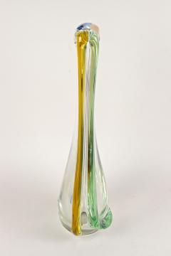  Murano Glass Sommerso Mid Century Modern Murano Glass Vase by Sommerso Murano Italy circa 1960 - 3694868