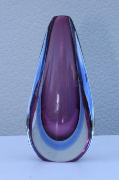  Murano Glass Sommerso Mid Century Modern Sommerso Murano Vases By Oball - 1150334