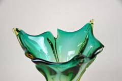  Murano Glass Sommerso Mid Century Murano Sommerso Glass Vase Italy circa 1960 - 4217837