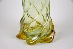  Murano Glass Sommerso Mid Century Murano Sommerso Glass Vase Italy circa 1960 - 4217840