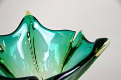  Murano Glass Sommerso Mid Century Murano Sommerso Glass Vase Italy circa 1960 - 4217843