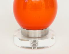  Murano Glass Sommerso Orange Murano Glass Lamps - 777057