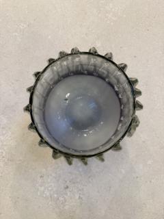  Murano Italian Murano Glass Vase with Vertical Ridges 1970s - 4517952