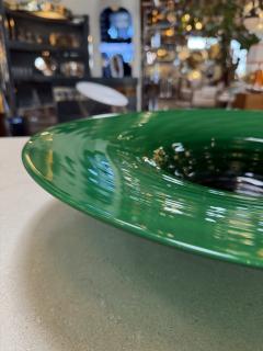 Murano Large Murano Emerald Green Art Glass Centerpiece Bowl - 4487609