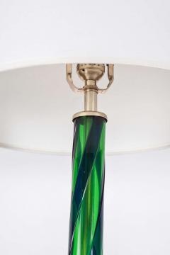  Murano Luxury Glass MGL Emerald Green Murano Glass Lamps - 903010