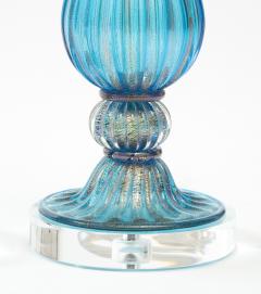  Murano Luxury Glass MGL French Blue Murano Glass Lamps - 2529440