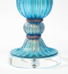  Murano Luxury Glass MGL French Blue Murano Glass Lamps - 2529442