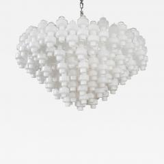  Murano Luxury Glass MGL Grand Scale White Murano Glass Chandelier - 4204168