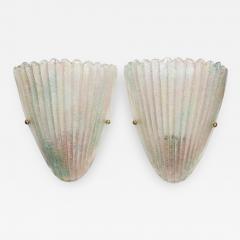  Murano Luxury Glass MGL Murano Glass Shell Sconces - 873248