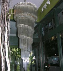  Murano Luxury Glass MGL Murano Glass Spiral Chandelier - 878602