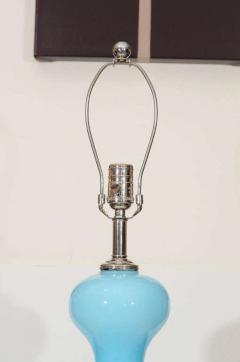  Murano Luxury Glass MGL Pawn Shaped Sky Blue Murano Glass Lamps - 1156881