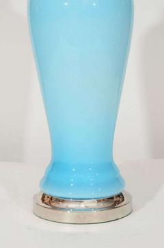  Murano Luxury Glass MGL Pawn Shaped Sky Blue Murano Glass Lamps - 1156884