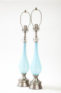  Murano Luxury Glass MGL Periwinkle Murano Glass Lamps - 2491779