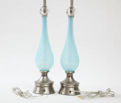  Murano Luxury Glass MGL Periwinkle Murano Glass Lamps - 2491783