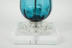  Murano Luxury Glass MGL Sky Blue Murano Glass Lamps - 884652
