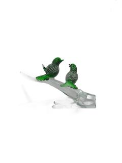  Murano Luxury Glass MGL Two Birds on a Branch  - 3924650