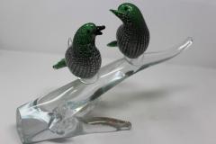  Murano Luxury Glass MGL Two Birds on a Branch  - 3924651