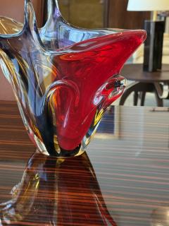  Murano Mid Century Modern Murano Glass Vase in the style of Ragazzi - 4754152