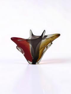  Murano Mid Century Modern Murano Glass Vase in the style of Ragazzi - 4754172