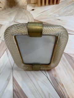  Murano Murano Glass Picture Frame with Gold Accents - 4807334