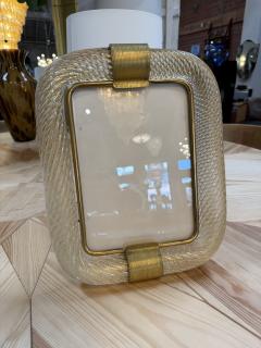  Murano Murano Glass Picture Frame with Gold Accents - 4807336