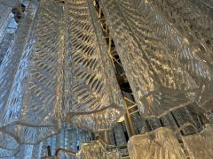  Murano Murano chandelier Tronchi Monumental Italy 80s - 4330938