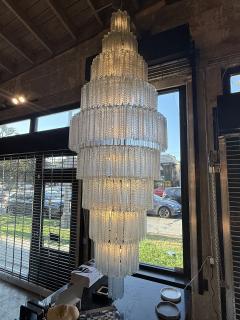  Murano Murano chandelier Tronchi Monumental Italy 80s - 4330939