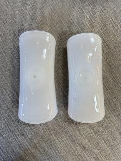  Murano Pair of Murano Spiral Glass Wall Sconces - 4576984