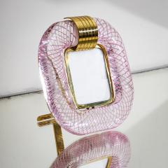  Murano Pair of Pink Murano Glass Table Frames Italy probably Mid 20th Century - 4686216