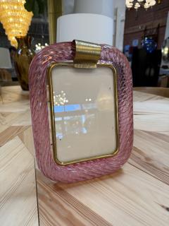  Murano Pink Murano Glass Picture Frame - 4807339