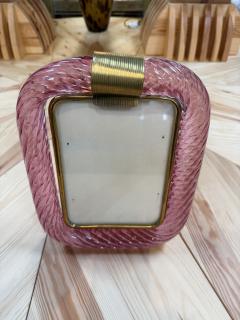  Murano Pink Murano Glass Picture Frame - 4807340