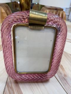 Murano Pink Murano Glass Picture Frame - 4807343