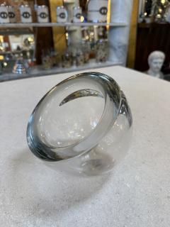  Murano Sculptural Italian Murano Glass Orb Vase 1970s - 4514141