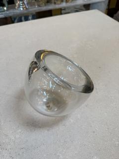  Murano Sculptural Italian Murano Glass Orb Vase 1970s - 4514142