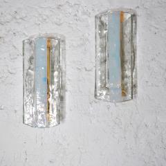  Murano Set of two Mazzega wall sconces in Murano 1960s - 4184615