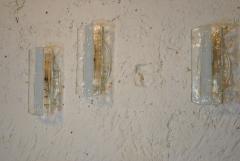  Murano Set of two Mazzega wall sconces in Murano 1960s - 4184622