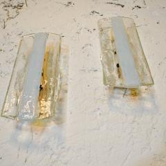  Murano Set of two Mazzega wall sconces in Murano 1960s - 4184624