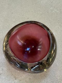  Murano Small Murano Sommerso Ruby Bowl Italy 1960s - 4516031