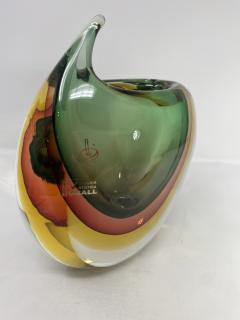  Murano Sommerso Murano Glass Vase by Valter Rossi - 2581270